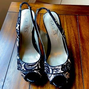 Guess slingback heels